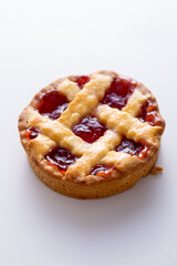 Mini strawberry pie homemade dessert