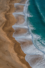 waves on the beach