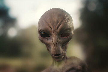 Naklejka premium Aliens, Science Fiction