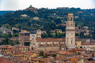 Die Schöne Altstadt Verona in Italien