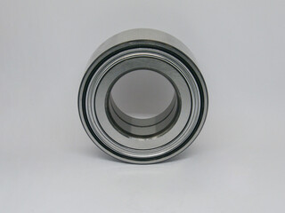 bearing isolated on light background. metal car spare parts