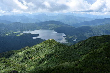 Climbing Mt. Hiuchi in Oze from Miike, Fukushima