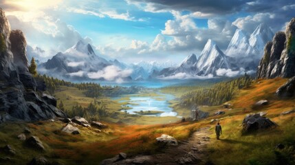 Fantasy Landscape Game Art