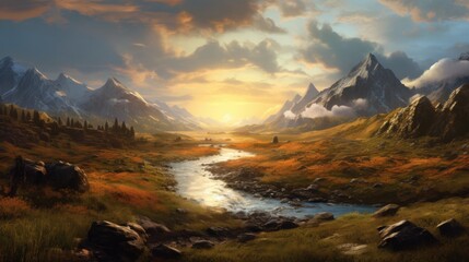 Fantasy Landscape Game Art