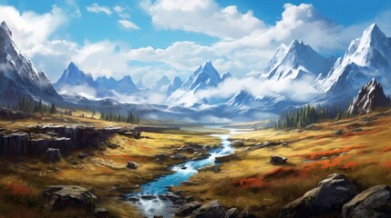 Fantasy Landscape Game Art