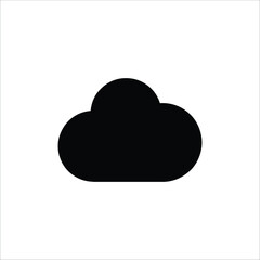 User interface vector glyph set for web, mobile, or design graphic. Contains such icon as microphone, volume, battery, cloud, and more. Isolated on black background.