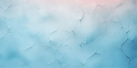 Background of a wall in soft blue. paper wallpaper with a color gradient. rough wall texture in teal. Generative Ai.