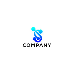 Fototapeta premium Initial s logo design.modern logo design