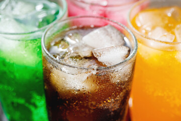 Soft drinks and fruit juice mixed with soda high in sugar have a negative effect on physical health