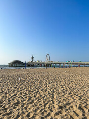 A Beach (Scheveningen Noorderstrand) in The Hague (Den Haag), Netherlands
