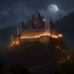 Vianden_Castle_on_moonlight