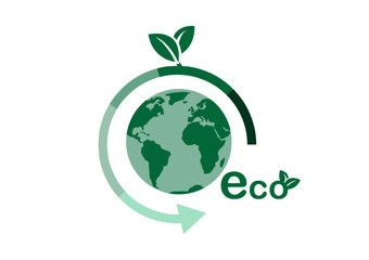 Ecology concept and Environmental , Banner design elements for sustainable energy development, Vector illustration