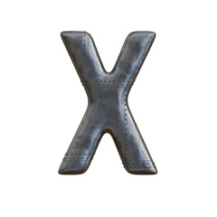 Steampunk Steel 3D Alphabet or PNG Letters