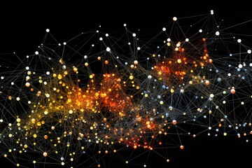 Visualization of Digital Network of Interlinked Data Points: Representing Concept of Big Data and Its Implications on Business Decision Making generative AI