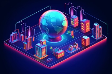 Visualization of Virtual Private Network (VPN): Emphasizing Necessity of Secure Internet Browsing in Business World generative AI