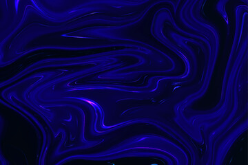 Abstract colorful oil marble trendy dynamic art with glowing effect. Abstract wavy curve fluid modern marble texture background. 
