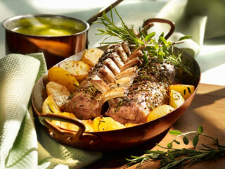 lamb chops with herbs