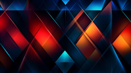 Obraz premium abstract colorful background with squares Generative IA