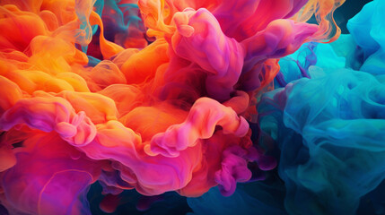 Fototapeta premium abstract colorful background with squares Generative IA