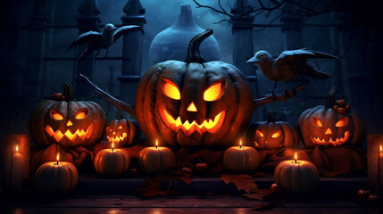 Halloween Background Generative AI tools