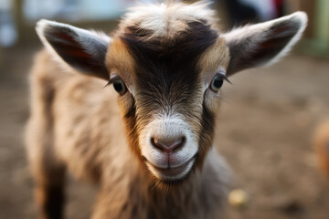 portrait of a goat generative ai