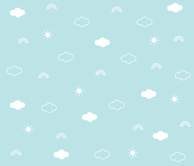 Simple Pattern Images, Vector Background for Kids