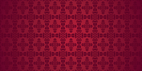 Arabic motif red background