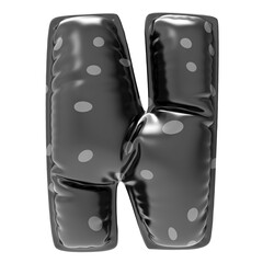 Font With Number 3D Render