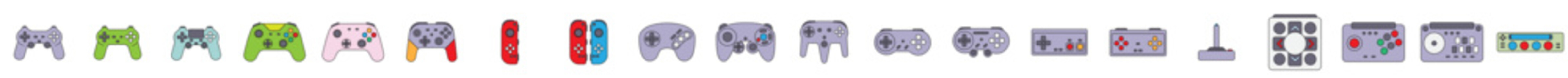 Game Controller Icon Set