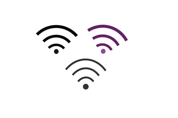 wifi icon.signal, vector, black, wifi, icon ,wireless, set
