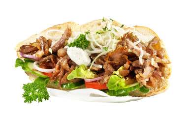 Döner Kebab - Transparent PNG Hintergrund - 613248998