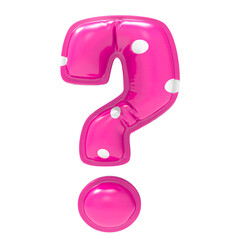 Font With Number 3D Render