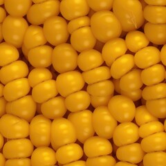 seamless texture with corn grains. generative ai