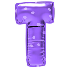 Font With Number 3D Render