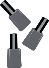 Nail polish decoration design.