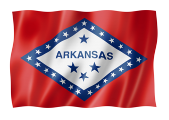 Arkansas flag, USA