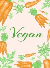 set of vegetables, Card design, vegan design, tomato print, business card, card, Carrots in watercolor, watercolor pattern, fresh vegetables in watercolor, set of Carrots