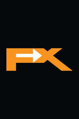 FX letter logo