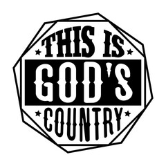 This is God's Country