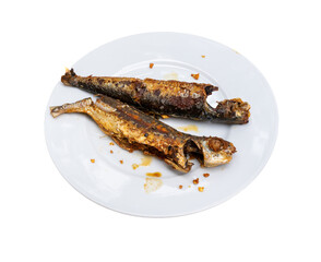 Ca nuc chien gion is another name for deep-fried mackerels with head on. A traditional Vietnamese homemade dish. It goes well with fish sauce. It can be cooked with a tomato sauce. It's crisp, fresh