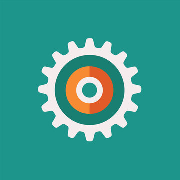 gear icon vector illustration