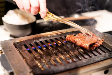 焼き肉　外食　料理