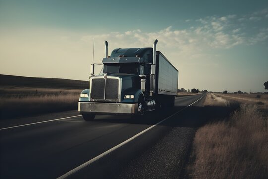 "American Truck on Highway"