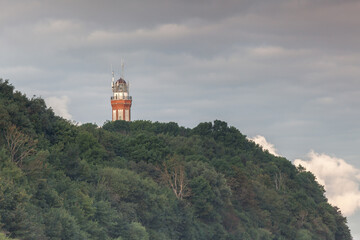 A beautiful lighthouse on the shores of Niechorze.