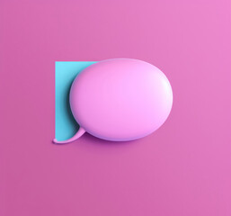 cloud speech bubble background