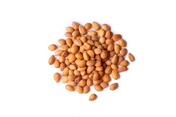 Mahlep, Mahlab or Mahaleb seeds isolated on white background