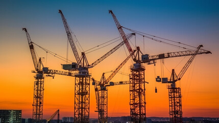 Tower cranes Generative AI