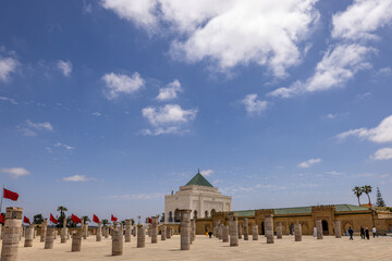 Mausoleum for Mohammed V, the father of Moroccan independence