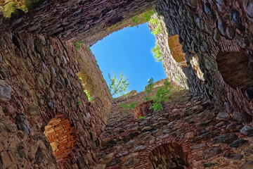 The ruins of the Lutheran Church in Embute, Latvia.