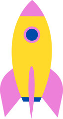 Abstract rocket icon